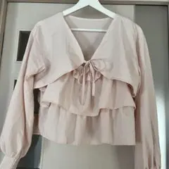 アースミュージック&エコロジー　ティアードアンサンブルブラウス