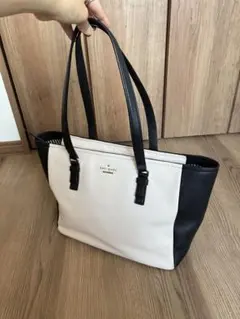Kate Spade トートバッグ ホワイト/ブラック