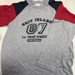 brit island キッズ 長袖 Tシャツ 120cm ラグラン