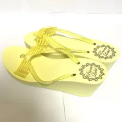 ビーチサンダル private label イエロー 24cm ヒール 厚底のサムネイル