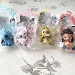 新品 レア 肩ズンFig. リロ＆スティッチ 4点コンプセット ガチャ 入手困難