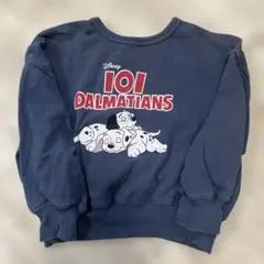 101匹わんちゃん⭐︎トレーナー120cm ネイビー