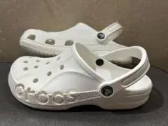 crocs ホワイト クロッグサンダル 6/8