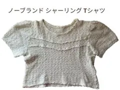 ★【夏】ノーブランド シャーリング Tシャツ