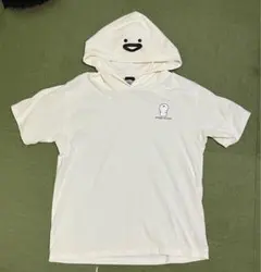 【新品】お文具といっしょ　半袖 パーカー Tシャツ　L