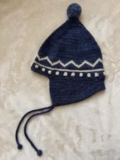 Misha&Puff zigzag pointy peak hat