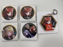 くじスクエア にじさんじ アクリルキーホルダー 缶バッチ&ステッカーセット