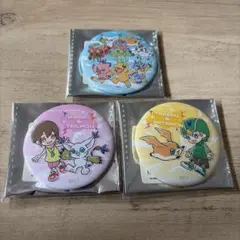 デジモンアドベンチャー デジモン アグモン 八神太一 缶バッジ バラ缶
