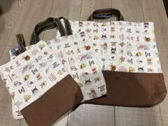 入園準備 アンパンマン シューズバック 通園バッグ レッスンバッグ