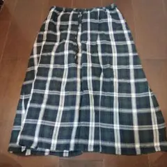 SM2 チェック柄 ロングスカート