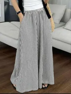 SHEIN　ストライプ　ボトムス