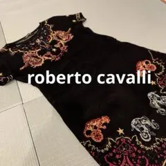 roberto cavalli 刺繍入りワンピース 42