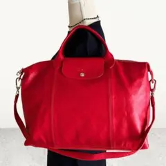 2026年最新】Longchamp カラー：レッド系 レディース ボストンバッグ