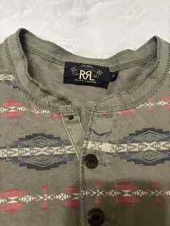 RRL ARMY SHIRTS 鹿の子 ヘンリーネックシャツ カーキ M RRL ARMY SHIRTS 鹿の子 ヘンリーネックシャツ カーキ M - メルカリ