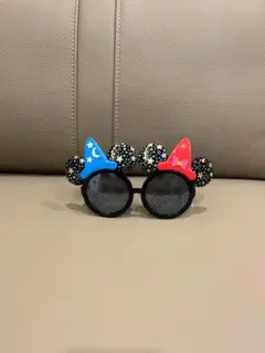 ディズニー/ミッキー型サングラス 魔法使い帽子デザイン
