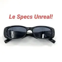 Le Specs UNREAL! ブラック サングラス ユニセックス