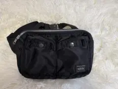 希少　PORTER タンカー　ボディバッグ　ウエストポーチ　黒　コブラバッグル