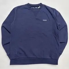 patagonia スウェット ワンポイント 古着 ネイビー Mサイズのサムネイル