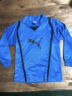 Puma 青 長袖 ピステ 120