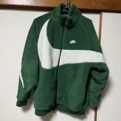 最終値下げ　Nike フリースジャケット グリーン/ホワイト