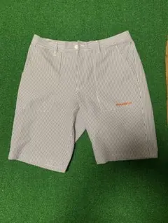 New Balance ストライプ ショートパンツゴルフ　サイズ6 （L相当）のサムネイル