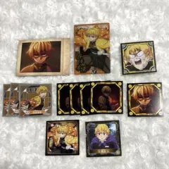 鬼滅の刃 我妻善逸 シール列伝 ぱしゃこれ ウエハースクリアカード まとめ売り