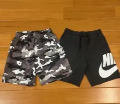 Nike 半ズボン Mサイズ 迷彩柄・黒 2枚