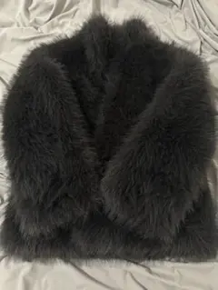 最終値下げ￤ダークグレー ファーコート