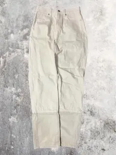 アイボリー コットン ワークパンツ アメカジ