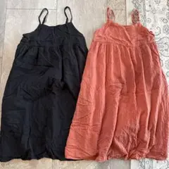 UNIQLO ノースリーブワンピース 2色セット 150