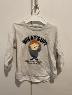 クマ柄長袖Tシャツ ベビー服