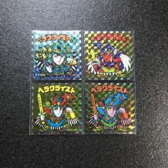 【匿名配送】ヘッドだらけのビックリマン　ヘラクライスト4種　シークレット