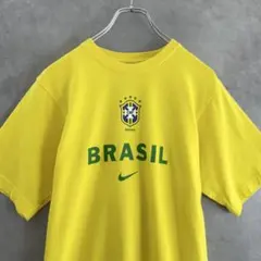 00s OLD NIKE ブラジル代表 ロナウジーニョ ユニフォームTシャツ S