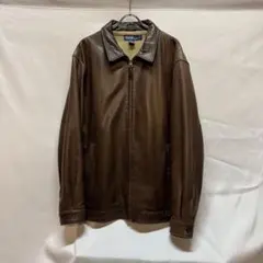 90s Ralph Lauren レザージャケット ラムレザー ポニーなし
