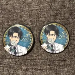 カラオケの鉄人 グリッター リヴァイ 缶バッジ