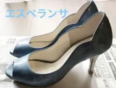 ESPERANZA ライトブルーエナメル　サンダル