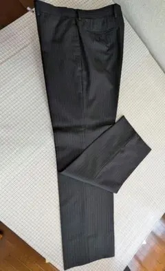 Mr.Junko メンズ スラックス ストライプ ネイビー スーツパンツ 85のサムネイル