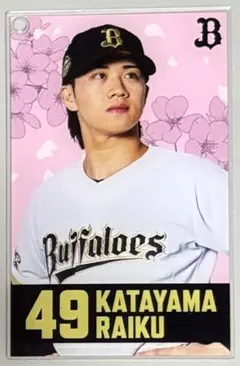 【新品】オリックスバファローズ　コロチャレ　C賞　アクリルカード　片山楽生投手