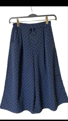 女の子150センチガウチョパンツ濃紺水玉子供服マザーウェイズ☆あんこ様専用☆