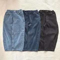 GU ／ バレルレッグジーンズ