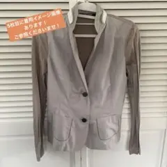 【状態綺麗！着心地良い!上品】グレージャケット きれいめ カジュアル
