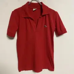 Lacoste ラコステ レッド スキッパー ポロシャツ 半袖 S