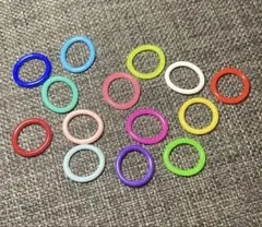 アンブレラマーカー用 カラーシリコンリング ランダム10個１セット