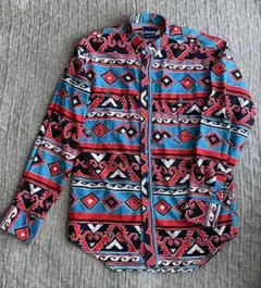 Wrangler 80〜90年代　アメリカンネイティブ柄　ウエスタンシャツ