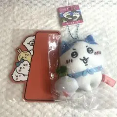 ちいかわ ハチワレ ぬいぐるみキーホルダー 栞
