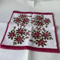 FEILER 花柄タオルハンカチ 約30cm