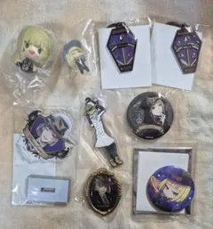 ツイステ ルーク 一番くじ ちょこのっこ アクスタ 缶バッジ まとめ売り