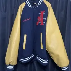 JUNGLE STORM スタジャン L ネイビー/イエロー