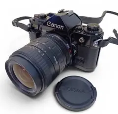 Canon A-1 ブラック 35mmフィルム一眼レフ SIGMA28-70mm Canon A-1 ブラック 35mmフィルム一眼レフ SIGMA28-70mm - メルカリ