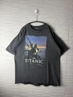 90s タイタニック ヴィンテージ Tシャツ ヴィンテージ 90s TITANIC The Exhibition タイタニック 半袖 T